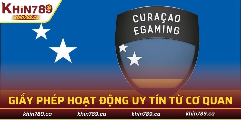 Giấy phép hoạt động, chứng nhận uy tín từ cơ quan
