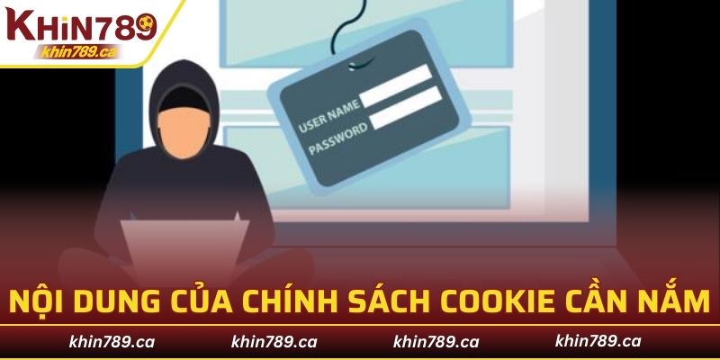 Nội dung của chính sách cookie cần nắm