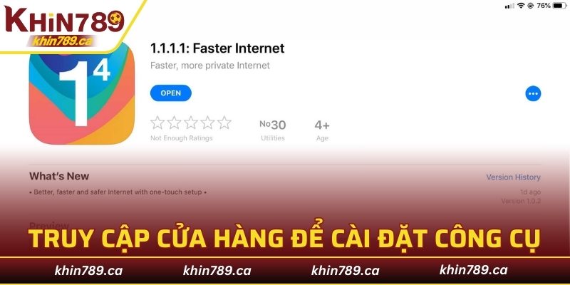 Truy cập cửa hàng tương ứng để cài đặt công cụ
